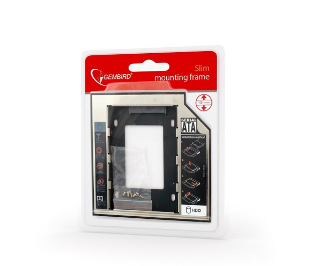 GEMBIRD Adapter HDD ramka 5,25'' na 2,5'' Slim 12mm MF-95-02 - 471278 - zdjęcie 5